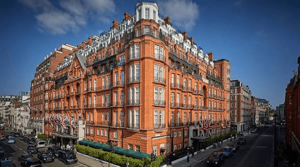 Luxury chauffeur vehicle interior for London hotel travel