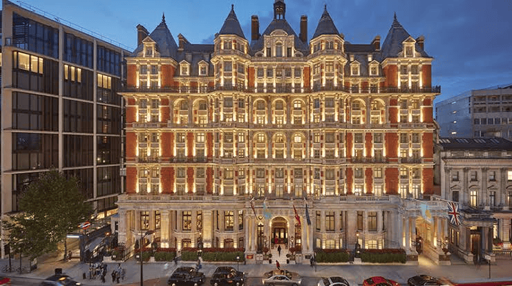 Luxury vehicle interior for five star hotel travel in London