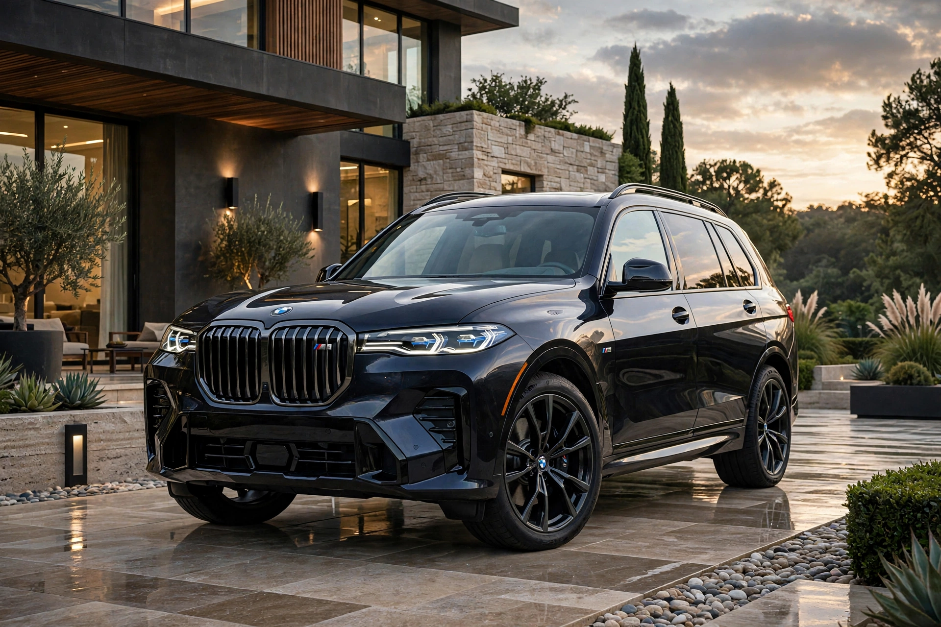 BMW X7 luxury SUV chauffeur vehicle